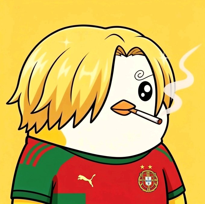 A cartoon character wearing a red shirt, green and yellow stripes, and a soccer jersey is smoking a cigarette while standing against a yellow background. The image also includes text that reads "Good Morning Happy Thursday A few ecosystems I've been exploring recently @CNPYNetwork @NomismaNetwork @TheARCTERMINAL @quipnetwork One idea from @CNPYNetwork: Not every blockchain needs to be sovereign from day one Shared security can help".