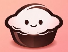 A smiling cartoon cupcake or pudding mascot with closed eyes appears on a soft pink background, likely serving as the cute brand logo for the "$TART" presale project described in the accompanying text about its upcoming launch on August 31.