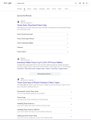 A screenshot of a blank web interface or document page containing some minimal gray text and interface elements.