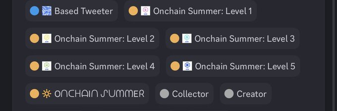 There are multiple posts, including one about "Folks, $base checker → Likely launching next month." The other posts are titled "Onchain Summer" and "Base Onchain Summer: Level 1," suggesting a comparison between different levels of cryptocurrency or an assessment on how well the base layer software works with certain cryptocurrencies.