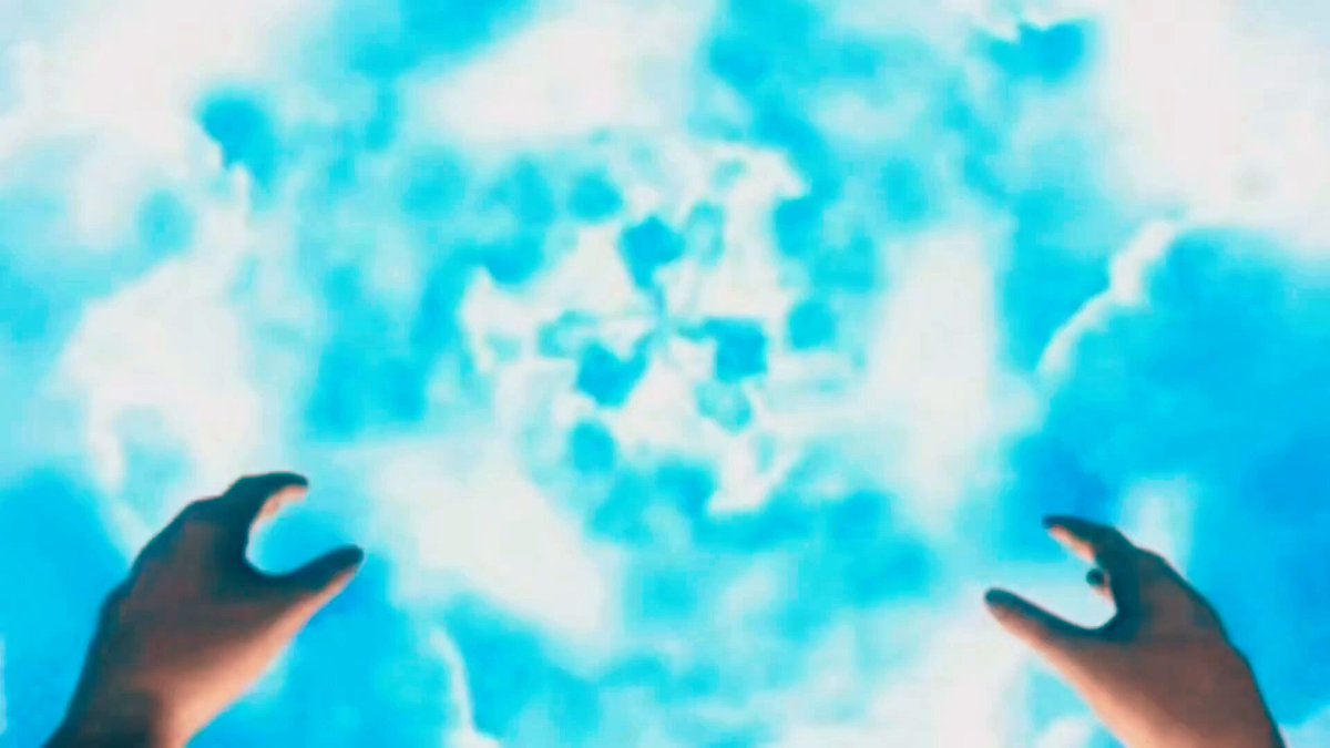 The image features a pair of hands reaching towards the sky, with their fingers spread out as if they're trying to grasp something or someone. The background consists of a blue sky filled with clouds, creating an atmosphere of wonder and possibility. The caption "We are all gonna make it on Solana" suggests that there is a connection between the image's content and the post about the solar system.