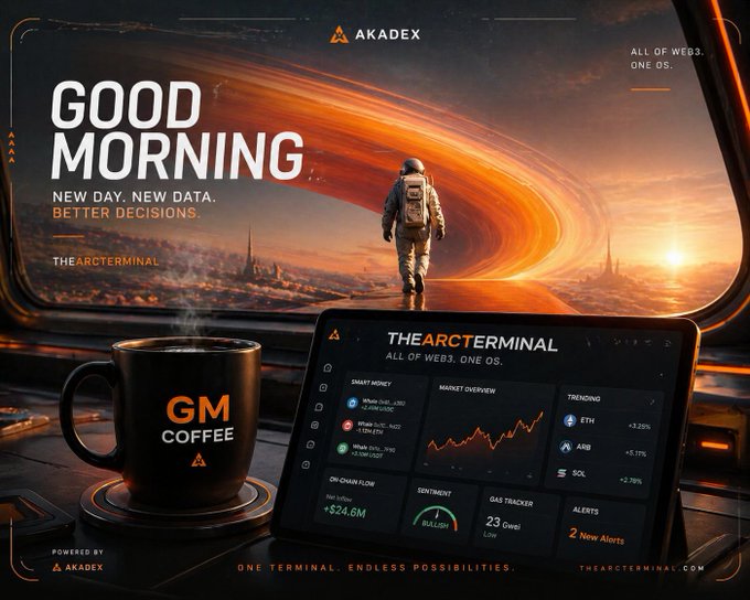 "Good Morning Sovereign AI Believers Starting up the weekend with Arc terminal, Most platforms ask you to trust them with your keys but @TheARCTERMINAL do it better in a safe way: Your ARC account begins on your own device; whether it' s Touch ID, Windows Hello, or a YubiKey."