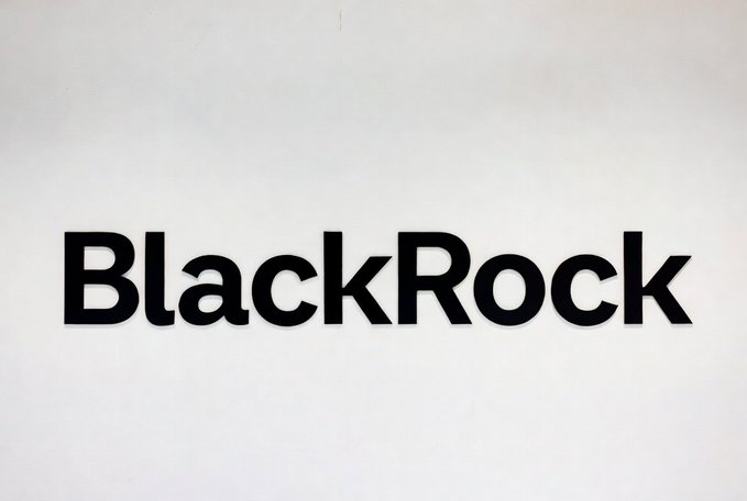 A black 'BlackRock' logo on a plain white background.