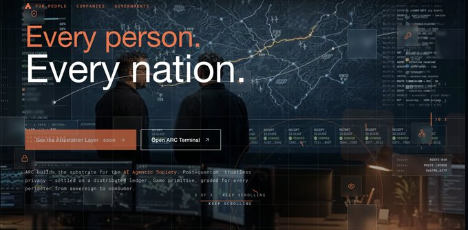 "the more AI evolves, the less I care about how smart it sounds. I care about who controls it. That's one thing I find interesting about @TheARCTERMINAL Most platforms ask users to hand over data and trust the system behind the scenes."