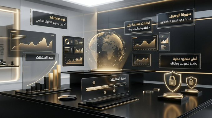 A futuristic dashboard with a holographic globe surrounded by data charts and Arabic text panels in a high-tech control room.