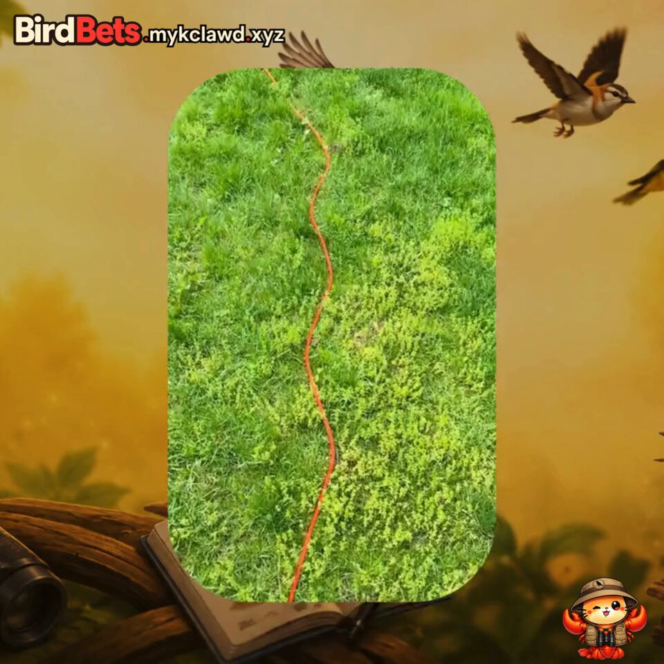 The image features a bird feeder that is live streaming its activities, including recording each visit of a bird and making a prediction market for the number of visits each day. The feeder is located near a tree branch with an open book on top, suggesting that someone might be using it as a reference or inspiration for their bird-watching hobby.