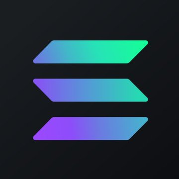 The image features three stacked, gradient-colored horizontal bars in cyan, teal, and purple against a dark background, forming a stylized logo associated with Solana's Jupiter exchange. The clean, modern design visually represents Jupiter's branding as the platform introduces Jupiter Lend v2, a feature that allows users to maximize capital efficiency by simultaneously using deposited and borrowed assets for trading liquidity.