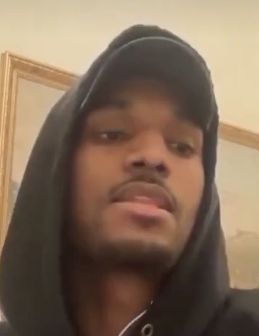 A man wearing a black hoodie and a dark cap looks directly at the camera, appearing to be recording a video statement. The image accompanies a quote about $STONK and the future of tokenized stocks in crypto.