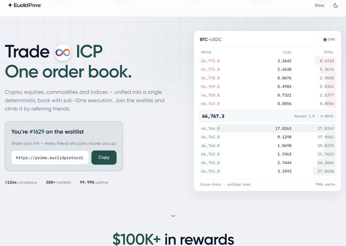 The image shows a screenshot of a trading platform called TradeBook. The platform displays a page with a table filled with data, including stock prices for various companies. There are also options available for users to place orders or trade their stocks on this platform. The text in the image suggests that there is an ongoing auction taking place, and it appears that someone has won the auction by placing an order at $100K+ in rewards.