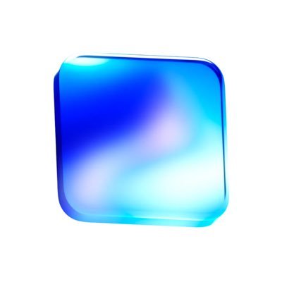 The image features a square blue glass with a white border, which appears to be a digital illustration of an app icon. The background color of the icon is a gradient transitioning from blue at the top to purple at the bottom. The caption below the image reads "The early days of the @baseapp project have passed in a flash, and now we are at the very end! Now there is only one big question on everyone' s mind - when can their TGE (Token Generation Event) come?".