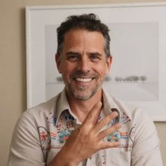 A smiling man with short brown hair and a beard sits indoors, wearing a colorful patterned shirt and holding up four fingers while making a hand gesture. The image of him gesturing appears to symbolically relate to the post about a dramatic price drop from $190 to $3 in 30 minutes, possibly emphasizing the shocking nature of the decline.