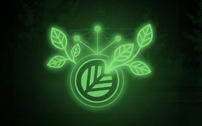 A glowing green neon logo for @CNPYNetwork, featuring a stylized leaf encircled by interconnected nodes and branches, visually represents the AI-powered, organic growth of the Canopy testnet, which has now surpassed 331,000 project launches.