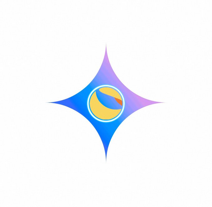 The image features a logo with a blue star shape that has a yellow circle inside of it. The star appears to be made up of lines, giving it an abstract and modern look. The background of the image is white, which contrasts nicely with the vibrant colors of the star and the yellow circle. The caption below the image reads: "Stay strong, trust your conviction, and let the burns keep grinding!".