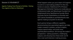 A dark screen showing information about an 'Aspiring Trading from Financial Portfolio – Paying Your Aspirants to Work on Robinhood' Telegram group.