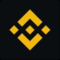 The image shows the Binance logo (a yellow geometric diamond design) on a black background, representing the cryptocurrency exchange Binance. It relates to the post by visually representing one of the major crypto platforms being considered as a potential custodian for a $1M investment.