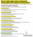 A blurry promotional flyer advertises an "ALPHA FACTORY" event featuring an AI-driven crypto research system with multiple agents, promising research and trade ideas, though specific text details are too small to read clearly.