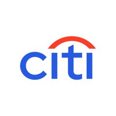 The Citi logo is shown in blue with a red arc above it. It serves as a visual reference in a post stating that Aave will be among the larger beneficiaries of the tokenization trend.