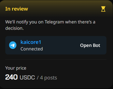 The image shows a screenshot of an online chat conversation between two people with a price listed for an item they are discussing. One person is typing on their phone while looking at the message, as there's another person who has sent the message. The price displayed indicates that the item being discussed may cost $240. In addition to this information, the text shows the users' names and one of them mentions the name "Kaicore."