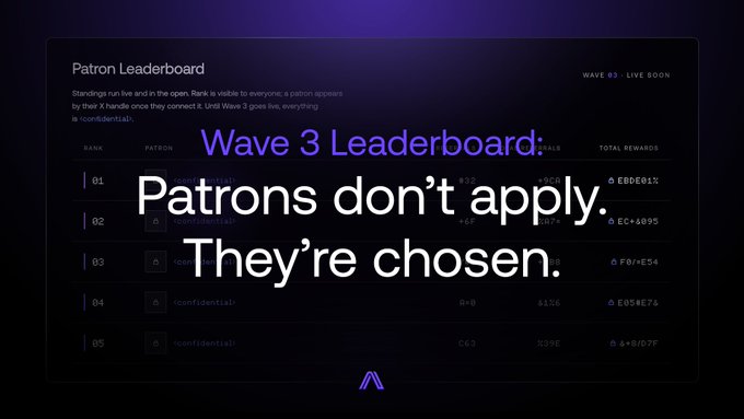 The image features a poster with text that reads "I've been following the Arcium project for quite a while, and today $ARX had its TGE—let' s chat about it briefly. Their core goal is to tackle on-chain computation where data isn'e casually exposed." The poster has a purple background and black text.