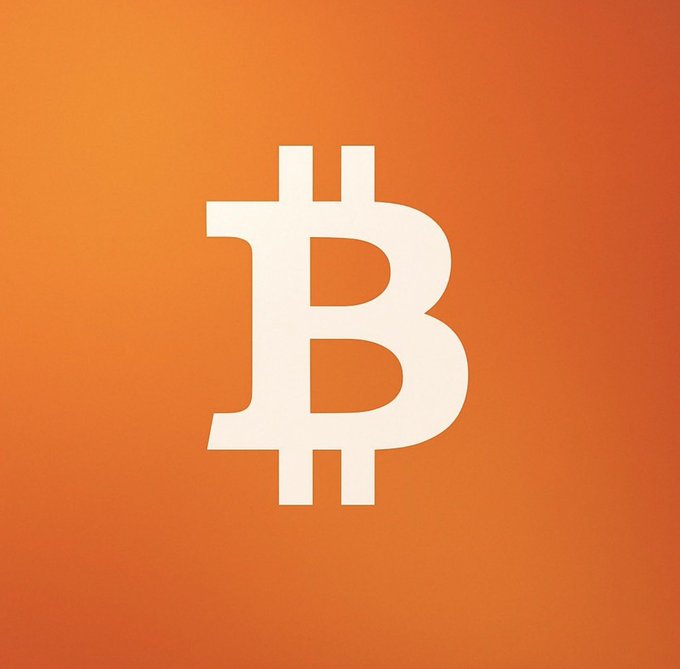 The image features an orange background with a white Bitcoin symbol prominently placed at the center. Below this central symbol, there are two lines of text that read "Funny how Bitcoin went from: “Nobody will ever buy it.” to "…Too many people are buying it.” This suggests a humorous commentary on the current popularity and value of Bitcoin in comparison to traditional currency or established financial institutions. The Bitcoin symbol serves as an eye-catching focal point, with the accompanying text providing context for its presence within the image.