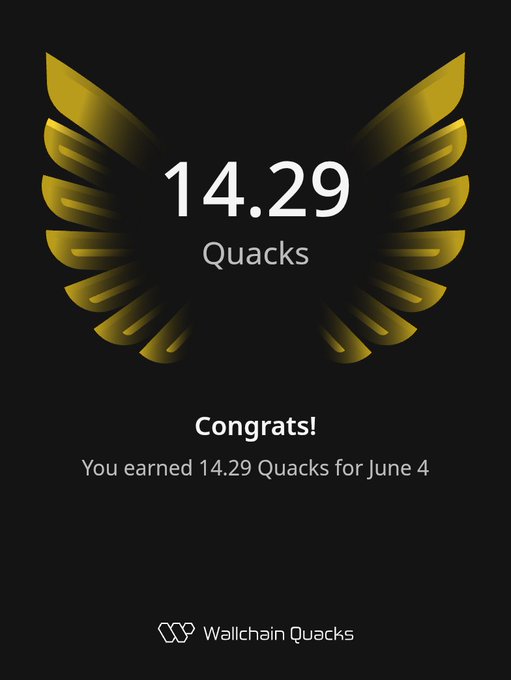 The image shows an advertisement with a gold bird logo, which has the text "14.29 Quacks" written below it. This suggests that the company is promoting a social media platform or service related to Quacks. The focus of this advertisement seems to be on attracting attention and generating interest in their product or service by highlighting its connection to Quacks.