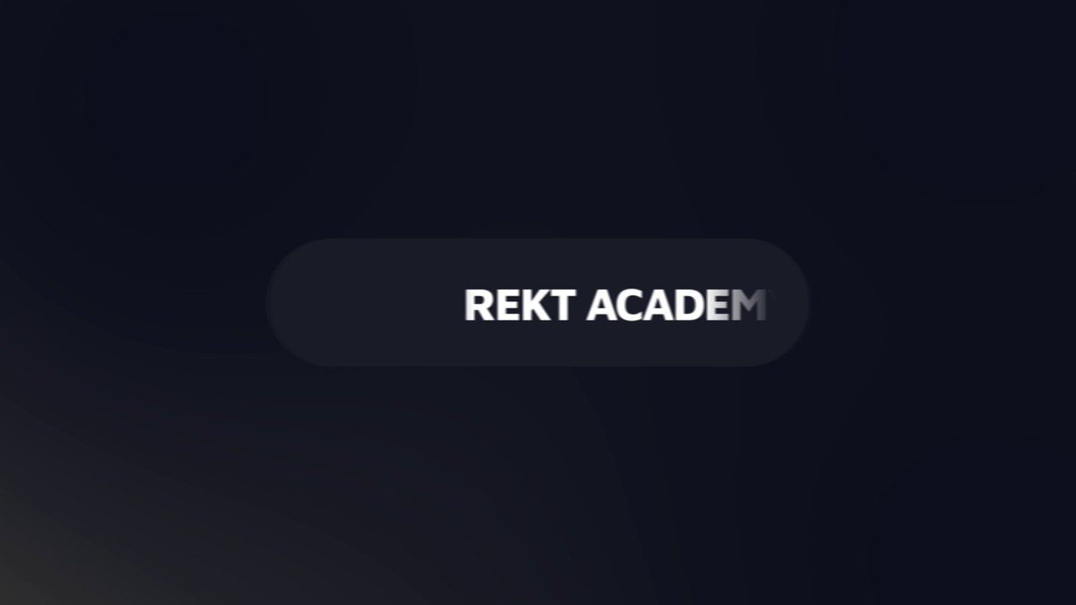 The image features a dark blue background with white text that reads "REkt Academy" at the top, followed by "MESSIER | P2P Liquidity Provider We welcome Rekt Academy as our latest liquidity partner on the P2P Exchange." The text is in a larger font size than the rest of the image.