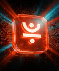A stylized "TRX" logo glows in vibrant red against a futuristic circuit board background. The image visually represents the TRON network, tying directly to the post's announcement about USDT supply growth on the TRON blockchain.