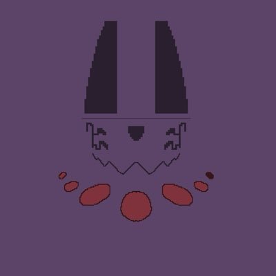 The image shows a pixelated dark face with tall ears and dripping eyes, featuring a red necklace of beads—appearing to be the promotional artwork for the RIFTHOOD NFT collection being given away for free minting on the Robinhood App chain.