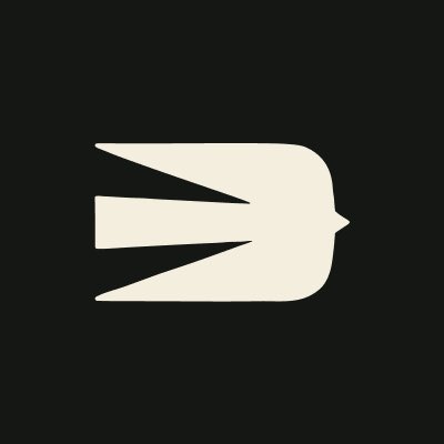 The image shows a stylized cream-colored logo resembling the letter "C" with a sharp, wing-like cutout design on a black background. The post suggests this is the logo for "Commons," a platform referenced by KOLs (Key Opinion Leaders) who are jokingly calling themselves "washed" (meaning they lack credibility or influence).