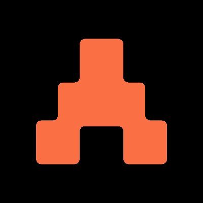 The image features a simple logo with an orange triangle at the center of a black background. The triangle has three smaller triangles stacked one above the other inside it, creating a unique and eye-catching design. The text "Strongest communities reward more than just being early." is written below the logo in white letters. This message emphasizes that the community values consistency and rewards those who consistently participate in the activities within the community.