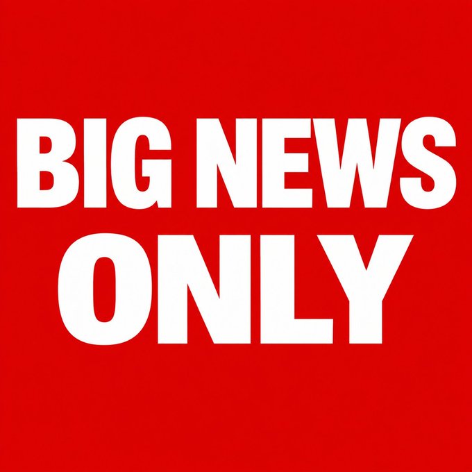 A bold red graphic with large white text reading 'BIG NEWS ONLY'.