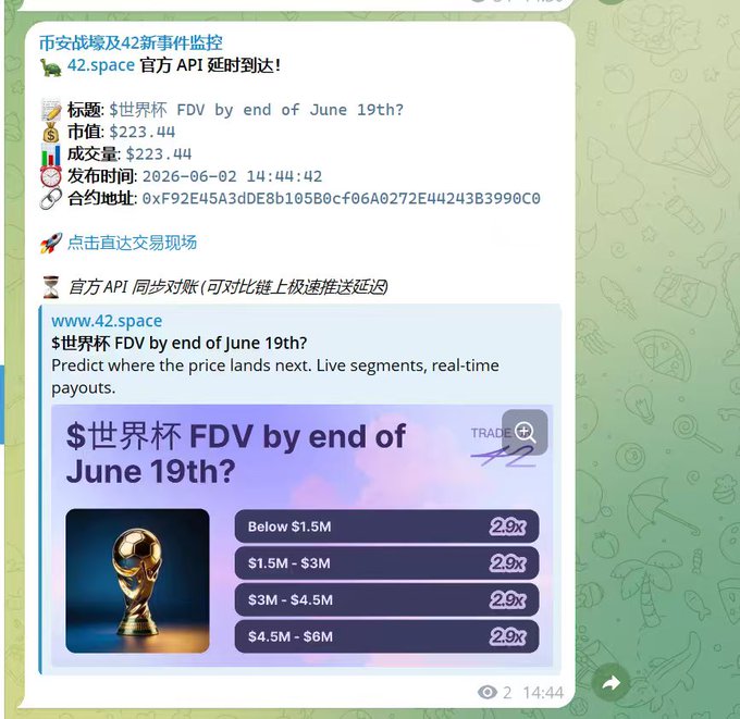 The image features a message posted on social media that says "Congratulations World Cup becomes the first mechanism token on the flap platform to be listed on Binance Wallet eMEME", indicating that the message was sent after the World Cup event. The context of this post is related to a gaming event, as indicated by the presence of a trophy displayed in the image. The trophy has been awarded to the Chinese player whose name can be found in the screenshot. This highlights how social media platforms like Binance Wallet enable users to share and celebrate achievements or milestones associated with specific events or accomplishments.