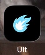 Screenshot of a Safari app icon on an iOS device with the text 'Ult' displayed below it.