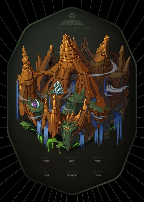 The image features an illustration of a fantasy island with mountains, waterfalls, and other elements that create a unique and captivating scene. The island appears to be made from rocks or stone, giving it a natural and rugged appearance. The colors used in the illustration are predominantly green and brown, which further enhances the overall atmosphere of the artwork.

The post also includes text that reads "BREAKING: This @OthersideMeta Otherdeed NFT was just bought today by Yuga Labs head engineer @imjameshall Unrelated prediction: today might be a pretty good time to consider buying some Otherdeed NFTs by Yuga Labs". The post seems to be promoting the sale of the artwork, suggesting that it is an exclusive piece created by a skilled artist.