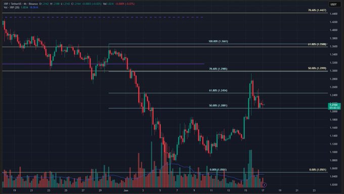 The image shows a graph of Bitcoin's price over time. It is displaying a bullish trend, with the price reaching an upward trajectory near $1.30. The reaction from the traders has been significant, as they have become excited about the upward price movement. However, momentum soon faded, and the price did not continue to climb at its current level. This pattern of rising and falling prices is a common characteristic in the cryptocurrency market.