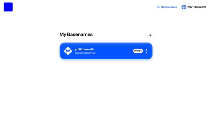 The image shows a screenshot of a computer screen displaying a webpage with information about managing names, specifically for Base Names. The text on the page indicates that the user should check their active Base domains to ensure they haven't expired yet. Additionally, there is a link provided in the image, which could be a website or resource related to managing names and Base Names.