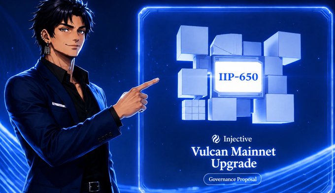 "@injective The biggest milestones often don't arrive with the biggest headlines they arrive through upgrades like Vulcan. The vulcan mainnet upgrade proposal is now LIVE and in my opinion it's one of the most important governance votes".