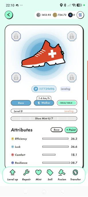 The image shows a phone screen displaying an app called "Jogger" with a red shoe icon at the top of the screen. The app seems to be a fitness or exercise program, possibly for Joggers who want to track their progress in various activities such as running and walking. The app has several features that can help users improve their performance and achieve their goals, including tracking steps taken, calories burned, and even providing motivation through leaderboards and other interactive elements.
