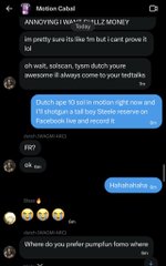 A mobile chat screenshot shows a conversation in the 'Molten Cabal' group discussing the token '$YALLY MONEY' and other tokens like '$BANG', '$DRIFT', and '$SHA', with users commenting on pumpfun flomo culture.