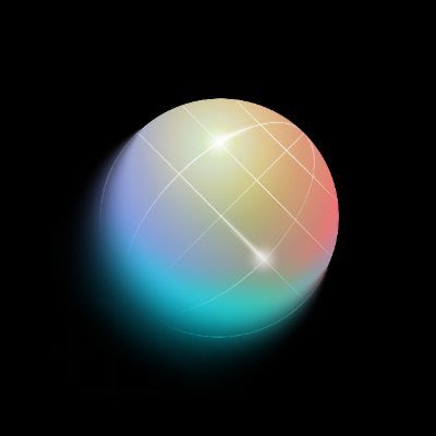 The image features an illustration of a planet, which appears to be floating against a black background. The planet has a unique light blue exterior that contrasts with its darker surroundings. There are lines of varying widths going across the surface of the planet, creating a sense of depth and dimension. The text in the image reads: "My TL is just @world_xyz today Trade Everything Solana looks like a pretty interesting combination." This suggests an artistic representation or a reference to a specific event or concept related to cryptocurrencies and theSolana cryptocurrency network.