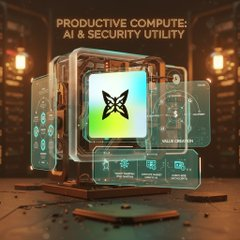 In the center of this computer-based poster, there's an interesting 3D rendering of a machine with multiple screens displaying various data points about cryptocurrency values, transactions, and other market information. The screen also features a colorful butterfly graphic, which is likely related to the theme or logo associated with cryptocurrency development in the current era.

The post appears to be discussing how organizations are working on developing efficient blockchain solutions that provide value to users by making trading and managing digital currency easier and more secure than before. The focus of this discussion is on the value chain and a smoother user experience, as depicted in the image featuring a 3D rendering of such technology.