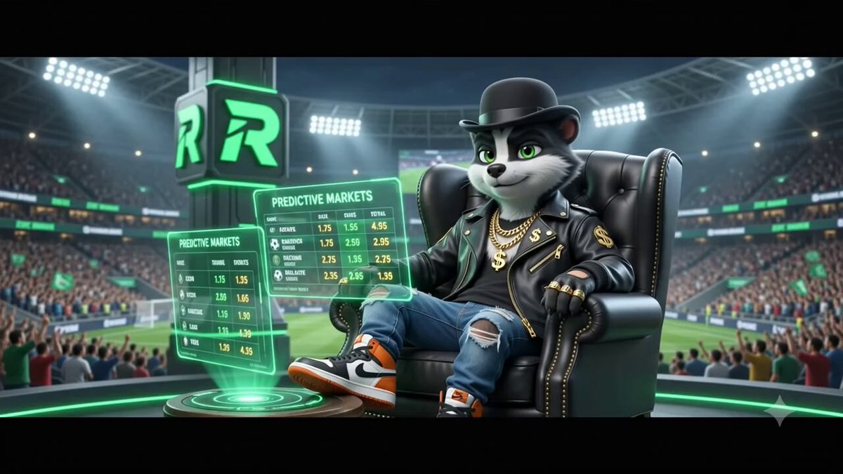 The image features a cartoon cat wearing a hat sitting in an office chair with a computer monitor in front of him, likely playing a video game or working on some type of project. The background shows a stadium filled with people watching a sports event, indicating that the image is related to the World Cup. A green block labeled "RUSH" can be seen in the scene as well.