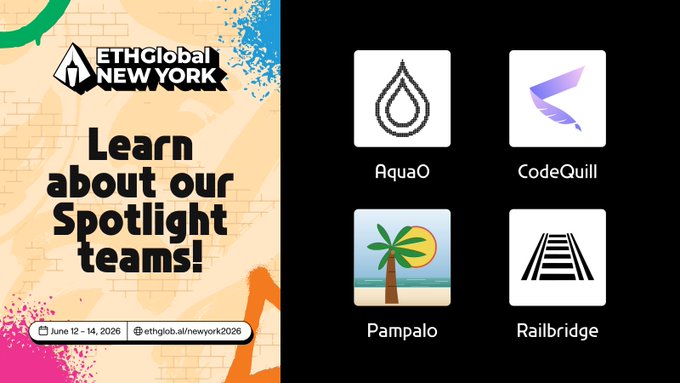 The image features a poster or banner with four different logos, each representing a different type of codequil logo. The text at the bottom of the image reads "Learn about our spotlight teams!" which suggests that there might be an event or competition related to codequil and spotlight teams.