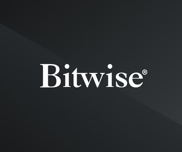 The image shows the Bitwise company logo in white text on a dark gray background, representing the asset management firm whose clients recently purchased $15.4 million worth of XRP, as highlighted in the news update.