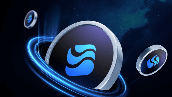 The image features a circular logo with blue and white colors, which appears to be floating or hovering above three coins. The coins are positioned at different angles relative to each other, suggesting that they might be part of a game or an interactive display. The text in the image reads "Most people are still looking at $RIVER the wrong way. Some see a points program. Some see staking rewards. Some see another DeFi protocol. But what catches my attention is the behavior River is creating." This phrase highlights the unique and interesting nature of the floating logo, drawing attention to it as the main focus in the image.
