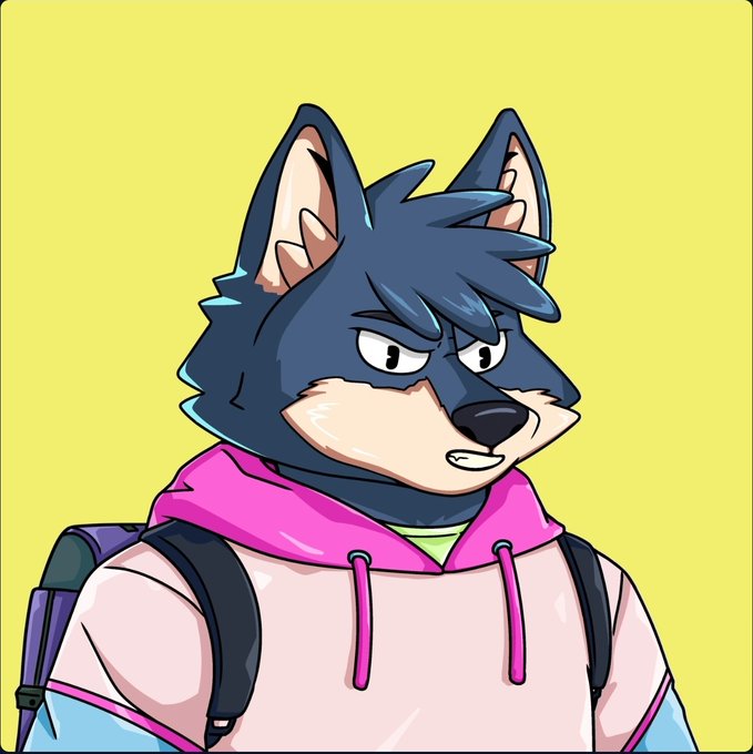 The image features a cartoon dog wearing a pink hoodie with a backpack, standing against a yellow background. The dog appears to be wearing a backpack as well, suggesting that they might be a student or someone who enjoys outdoor activities. The caption of the image reads "If you aren' t using @wolfswapdotapp, you are literally giving away money on slippage. Switch to the aggregator and join the $PACK". This message is related to the cartoon dog's presence in the image as it could be a reference to the popular animated series "@wolfswapdotapp" or an advertisement for a backpack-related product.