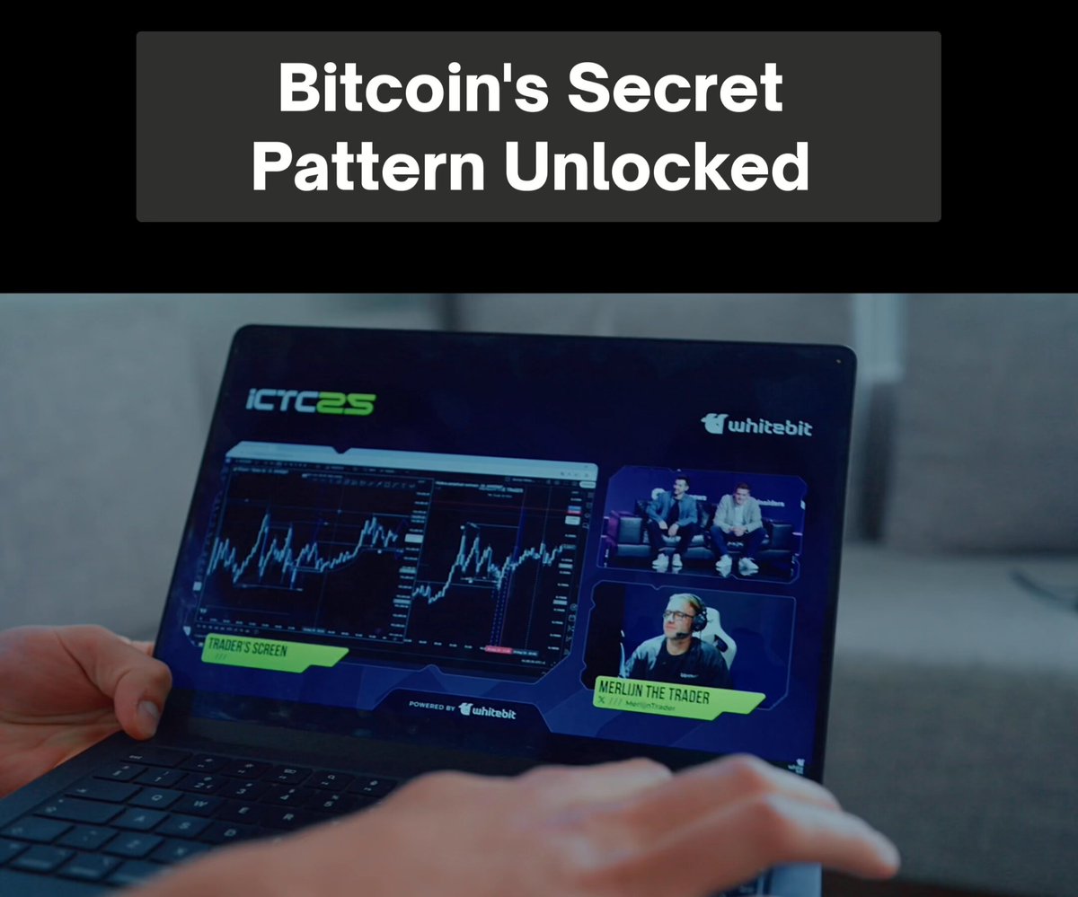 The image features a person using a laptop computer, with their hands resting on top of it while they are working or browsing. The person appears to be wearing a tie, adding a professional touch to their appearance. Below them, there is an overlay that says "BICO'S SECRET PATTERN UNLOCKED", indicating the topic of the image is related to cryptocurrency and the concept of a pattern being successfully unlocked in this case.