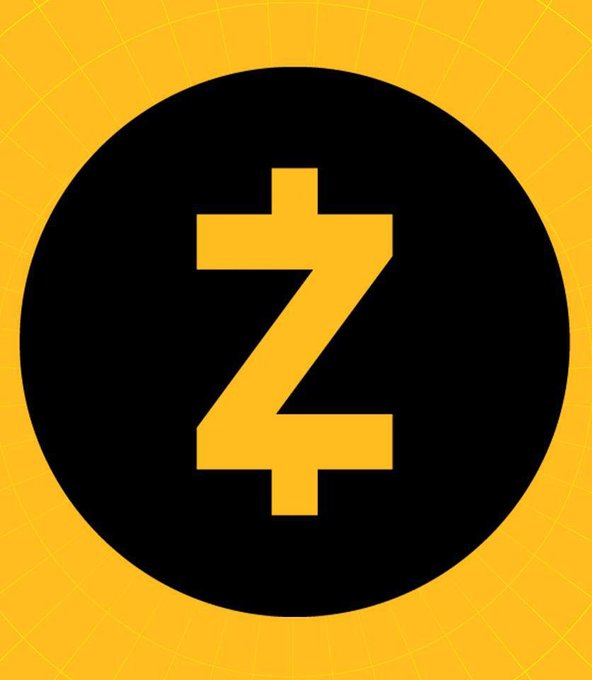 The image features a bold yellow Zcash (ZEC) symbol—a stylized "Ƶ" letter—centered within a black circle against a yellow background, which is the iconic logo of the Zcash cryptocurrency.

This logo visually anchors the post's claim that $ZEC just hit $23 billion in transfer volume in one week, marking the highest weekly volume since 2021.
