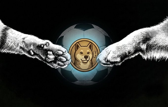 The image features a dog's paw holding a gold coin with a face on it, symbolizing unity or connection between two entities. The background of the image is black, which contrasts with the white text that reads "There is a new Dawn of Connectivity with the Last Inu— that brings the moments where Loyalty reminds us the community That nothing is Impossible if we stand as one A Loyalty Morning to all the believers". This post seems to be promoting a sense of togetherness and shared values, using the dog's paw holding the gold coin as a visual representation.