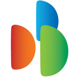 The image shows the colorful Optimism logo, featuring overlapping blue, green, and orange semicircular shapes. This relates to the post by indicating that DB Securities is building its unconventional security token offerings (STOs) on the Optimism blockchain infrastructure.